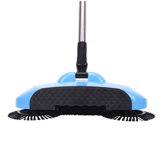 Stainless Steel Sweeper Push-type Hand-push Magic Broom Dusting Handle Household Cleaning Package Cordless Electric Mop